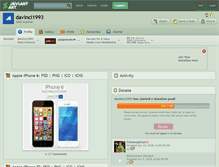 Tablet Screenshot of davinci1993.deviantart.com
