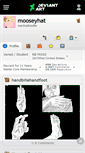 Mobile Screenshot of mooseyhat.deviantart.com