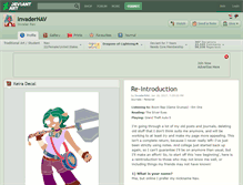 Tablet Screenshot of invadernav.deviantart.com