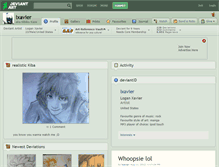 Tablet Screenshot of lxavier.deviantart.com