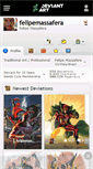 Mobile Screenshot of felipemassafera.deviantart.com