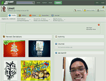 Tablet Screenshot of limex.deviantart.com