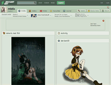 Tablet Screenshot of mistix.deviantart.com