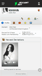 Mobile Screenshot of kimimik.deviantart.com