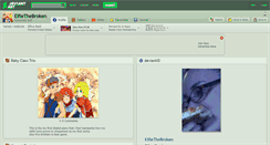 Desktop Screenshot of elfiethebroken.deviantart.com
