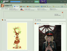 Tablet Screenshot of midori137.deviantart.com