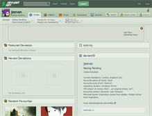 Tablet Screenshot of jeevan.deviantart.com
