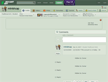 Tablet Screenshot of minishcap.deviantart.com