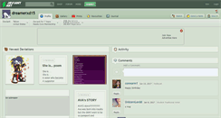 Desktop Screenshot of dreamerxd15.deviantart.com