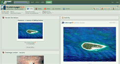 Desktop Screenshot of krystalvoyager.deviantart.com