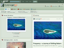 Tablet Screenshot of krystalvoyager.deviantart.com