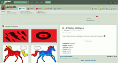 Desktop Screenshot of darklord86.deviantart.com
