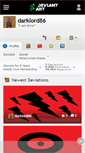Mobile Screenshot of darklord86.deviantart.com
