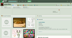 Desktop Screenshot of candy-kitten.deviantart.com