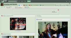 Desktop Screenshot of horseshoe-and-hammer.deviantart.com