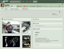 Tablet Screenshot of enekos.deviantart.com