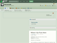 Tablet Screenshot of deslacooda.deviantart.com
