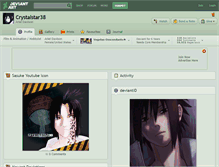 Tablet Screenshot of crystalstar38.deviantart.com