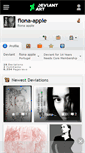 Mobile Screenshot of fiona-apple.deviantart.com