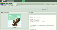 Desktop Screenshot of crazy-rabid-squirrel.deviantart.com