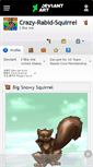 Mobile Screenshot of crazy-rabid-squirrel.deviantart.com