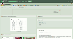Desktop Screenshot of cristallegacy.deviantart.com