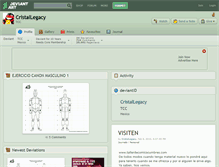 Tablet Screenshot of cristallegacy.deviantart.com