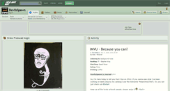 Desktop Screenshot of devilsspawn.deviantart.com