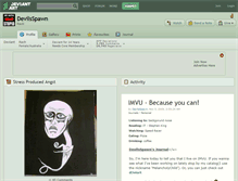 Tablet Screenshot of devilsspawn.deviantart.com