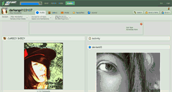 Desktop Screenshot of darkangel123137.deviantart.com