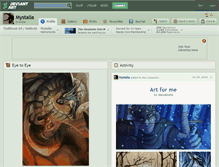 Tablet Screenshot of mystalia.deviantart.com