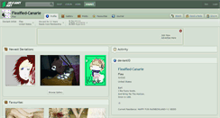 Desktop Screenshot of fleaified-canarie.deviantart.com