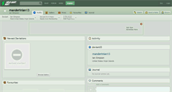 Desktop Screenshot of manderinian13.deviantart.com