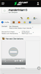 Mobile Screenshot of manderinian13.deviantart.com
