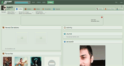 Desktop Screenshot of myk01.deviantart.com
