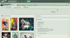 Desktop Screenshot of darklyartistic.deviantart.com