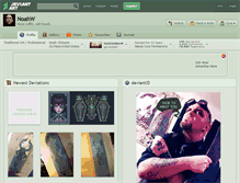 Tablet Screenshot of noahw.deviantart.com