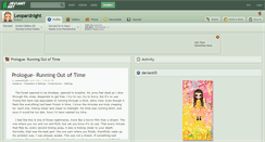 Desktop Screenshot of leopardnight.deviantart.com