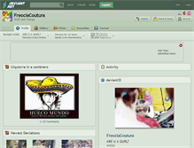 Tablet Screenshot of freociacoutura.deviantart.com