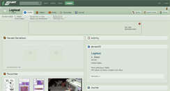 Desktop Screenshot of legmeat.deviantart.com