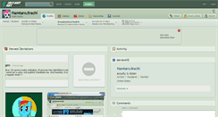Desktop Screenshot of hamtarojirachi.deviantart.com