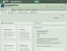 Tablet Screenshot of fallenbrokensoul.deviantart.com