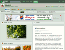 Tablet Screenshot of littlesis92.deviantart.com