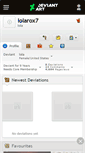 Mobile Screenshot of lolarox7.deviantart.com