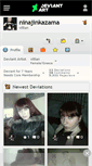 Mobile Screenshot of ninajinkazama.deviantart.com