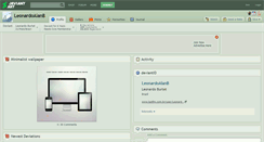 Desktop Screenshot of leonardoalanb.deviantart.com