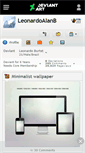 Mobile Screenshot of leonardoalanb.deviantart.com
