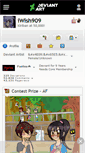 Mobile Screenshot of iwish909.deviantart.com