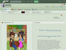 Tablet Screenshot of iwish909.deviantart.com