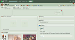 Desktop Screenshot of light-ty.deviantart.com